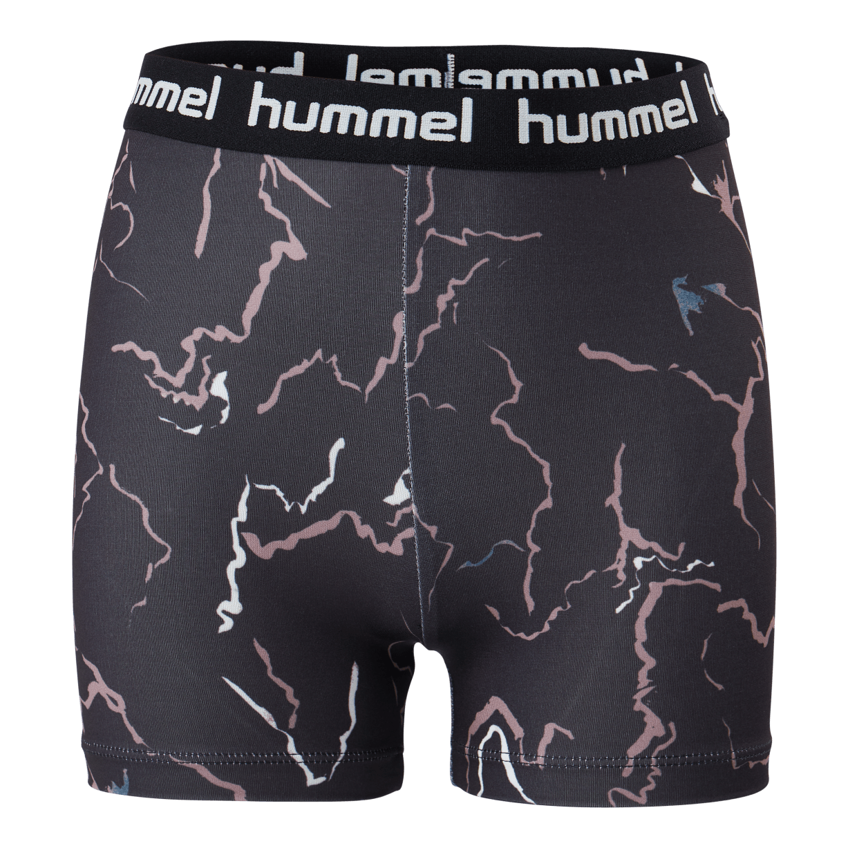 Hmlmimmi Tight Shorts Caviar/twilight Mauve