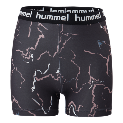 Hmlmimmi Tight Shorts Caviar/twilight Mauve