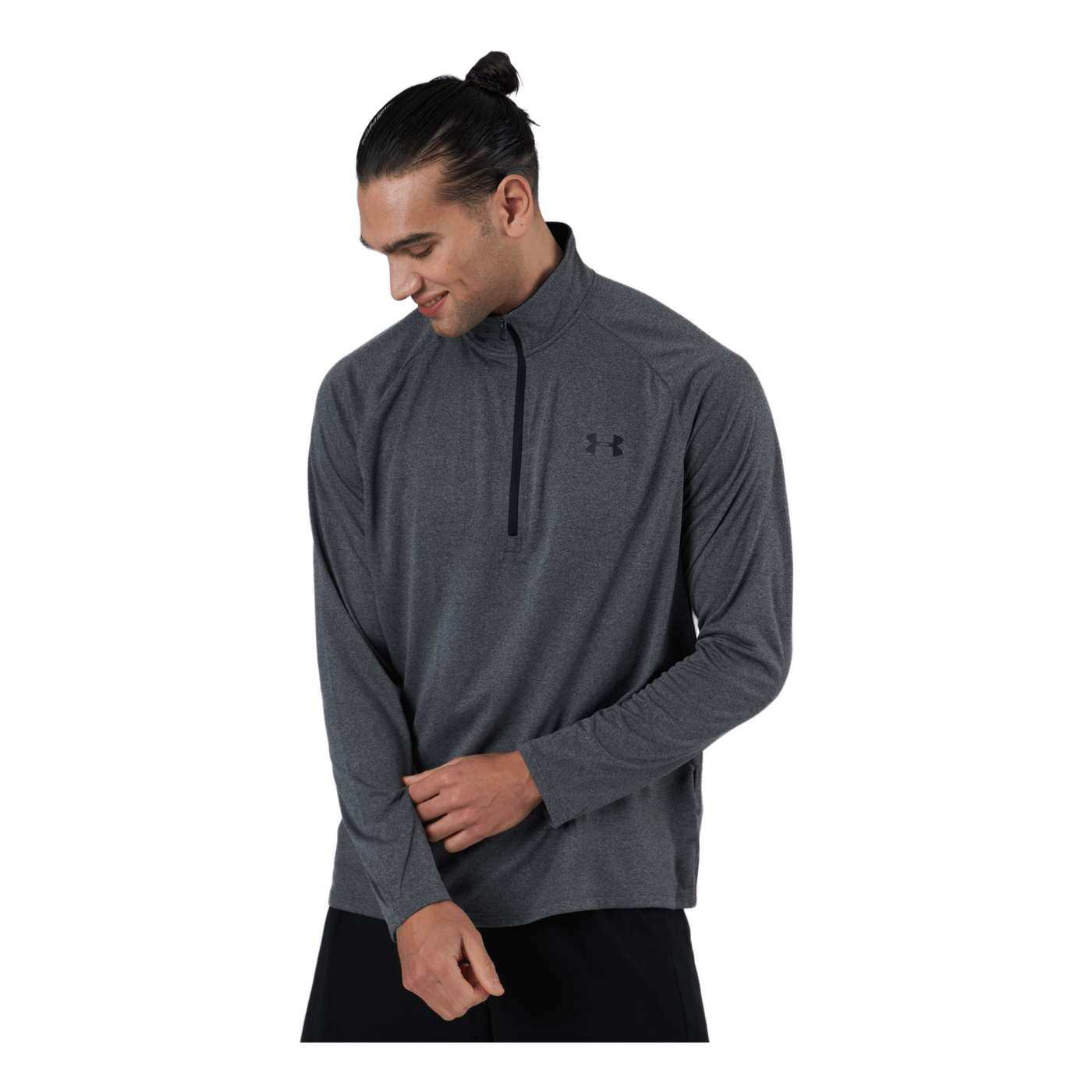 Ua Tech 2.0 1/2 Zip Carbon Heather