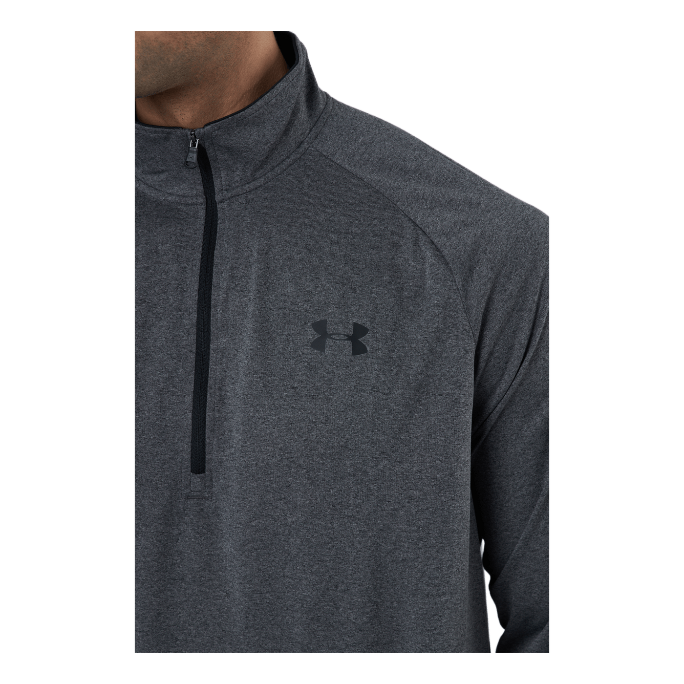 Ua Tech 2.0 1/2 Zip Carbon Heather