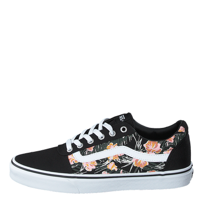 Wm Ward (palm Floral) Black/white