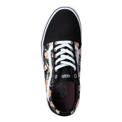 Wm Ward (palm Floral) Black/white