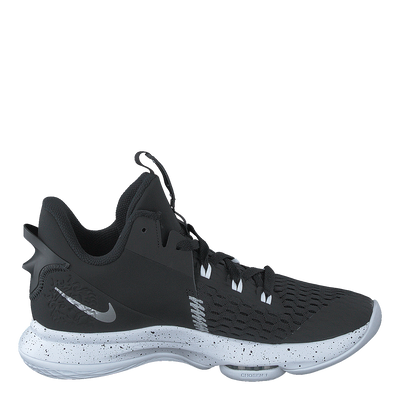 Lebron witness v Black-metallic Silver-white