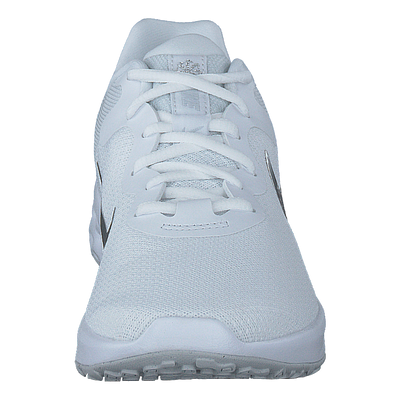 Revolution 6 Next Nature Women's Road Running Shoes WHITE/METALLIC SILVER-PURE PLATINUM