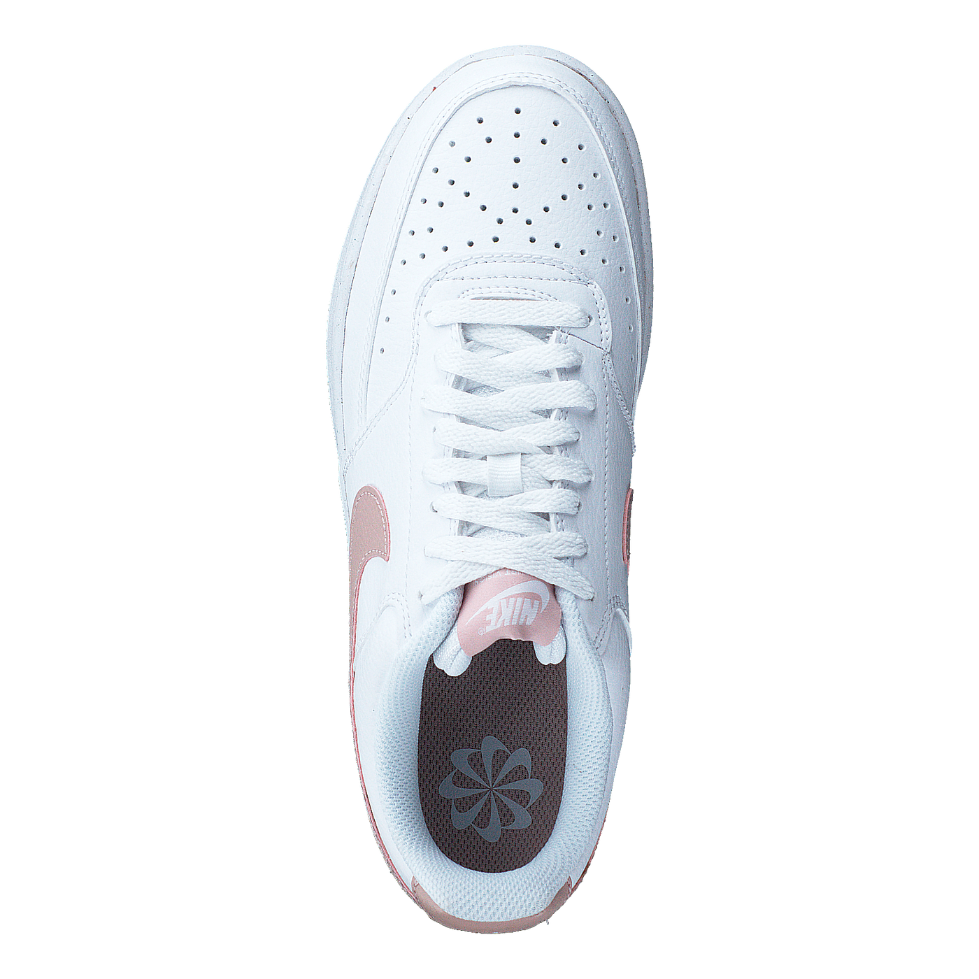 Court Vision Low Next Nature Women's Shoes WHITE/PINK OXFORD