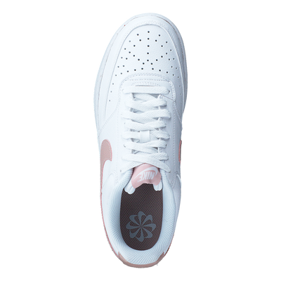 Court Vision Low Next Nature Women's Shoes WHITE/PINK OXFORD