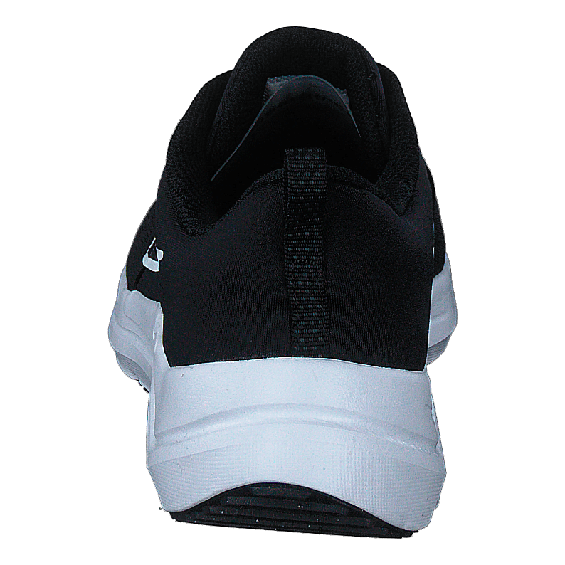 Downshifter 12 Big Kids' Road Running Shoes BLACK/WHITE-DK SMOKE GREY