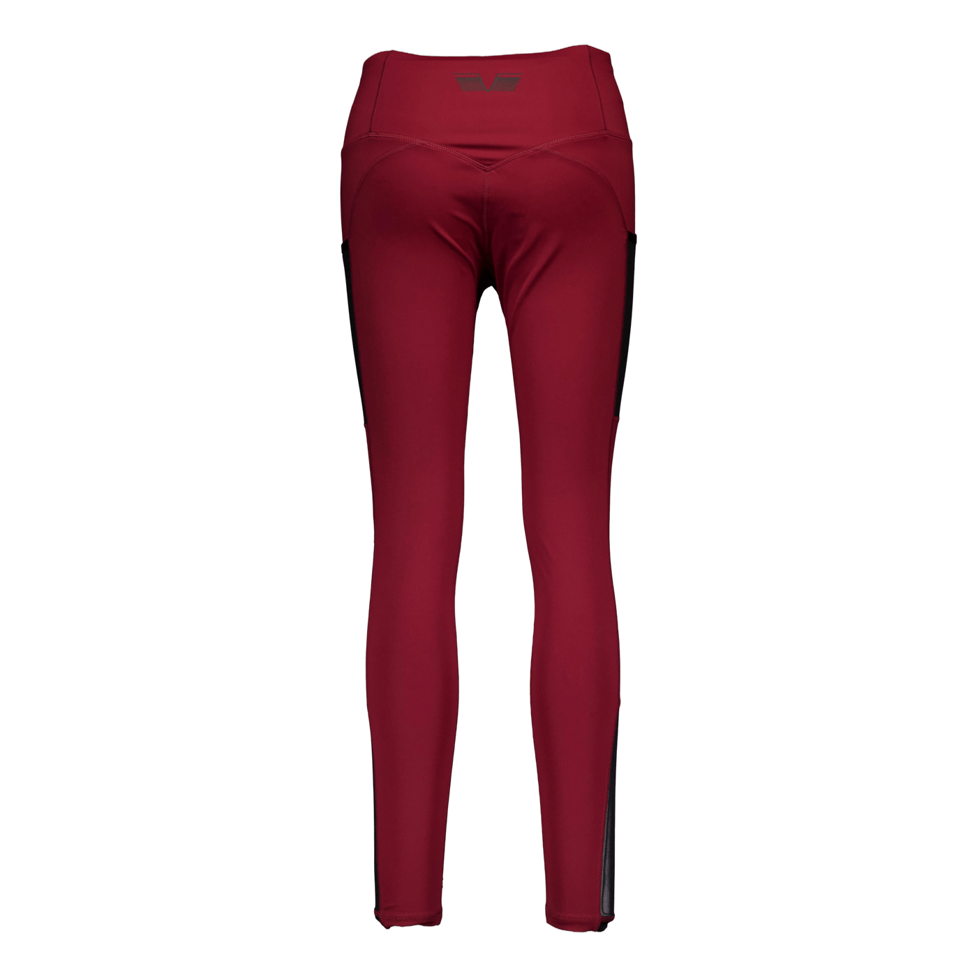 Mesh Pocket Leggings Dark Burgundy