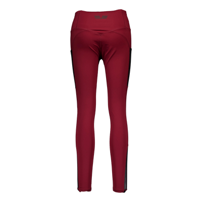 Mesh Pocket Leggings Dark Burgundy