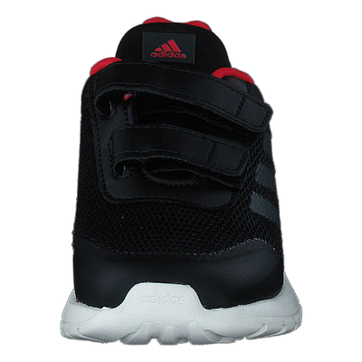 Tensaur Run Shoes Core Black / Grey Six / Vivid Red