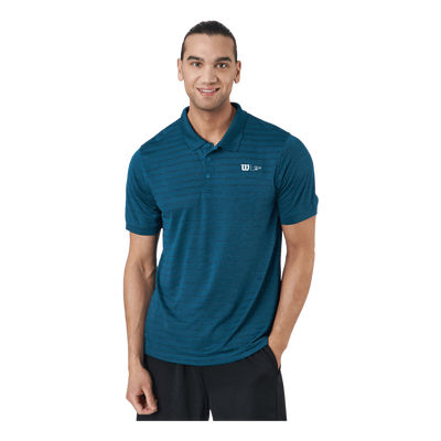 Bela Stripe Polo Ii Blue Coral