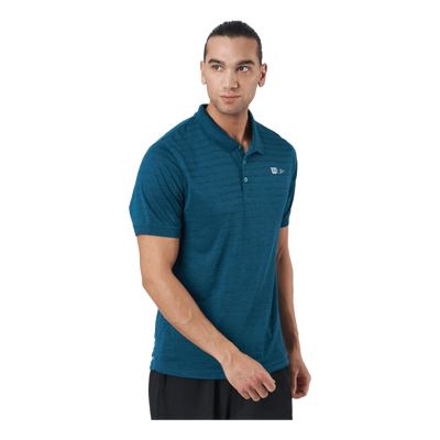 Bela Stripe Polo Ii Blue Coral