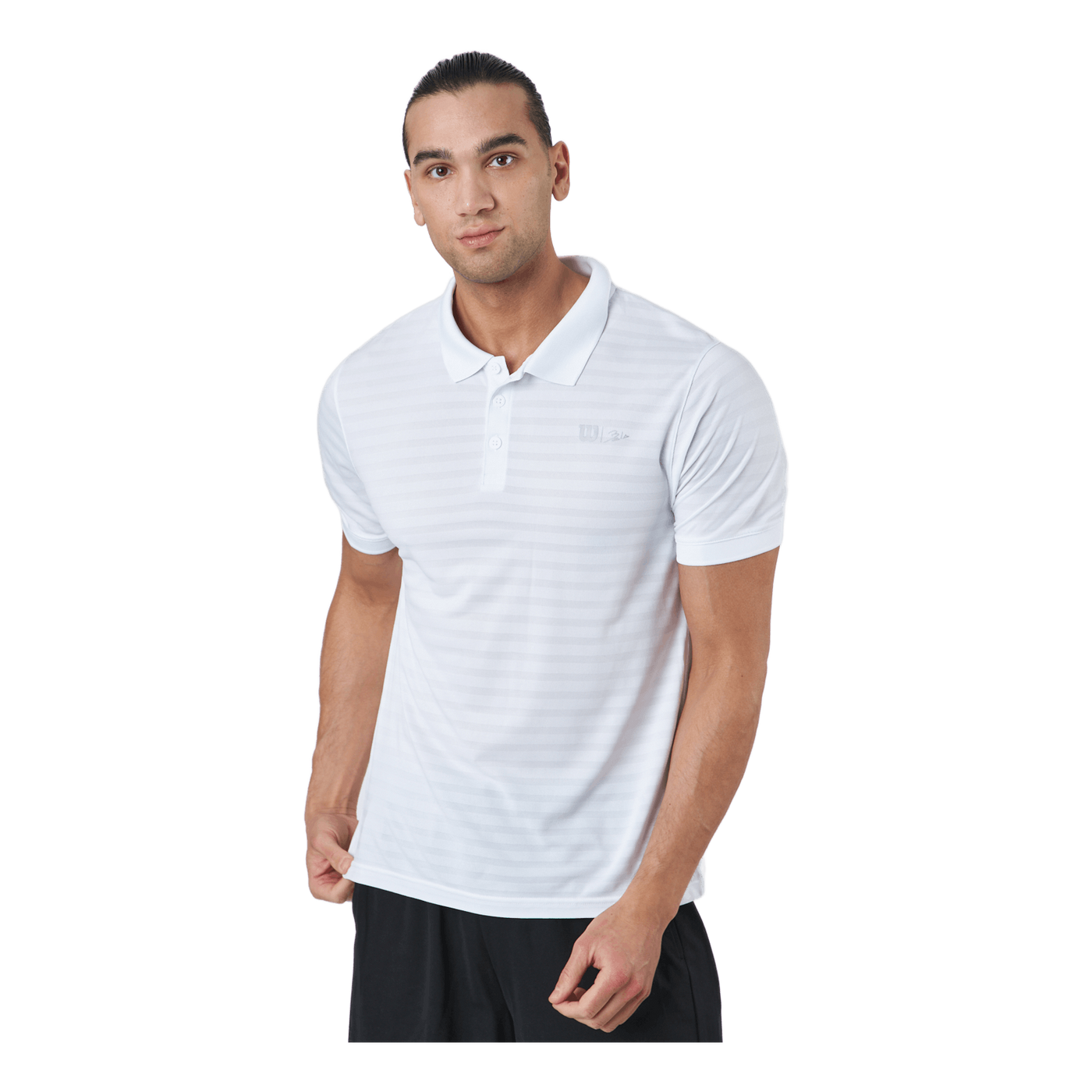 Bela Stripe Polo Ii White