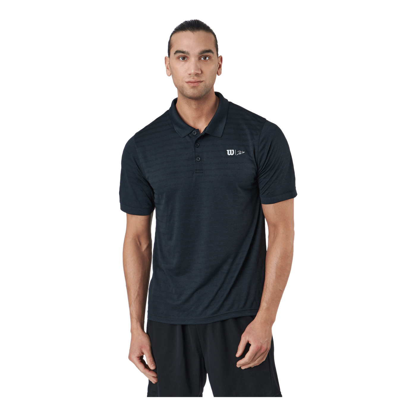 Bela Stripe Polo Ii Black