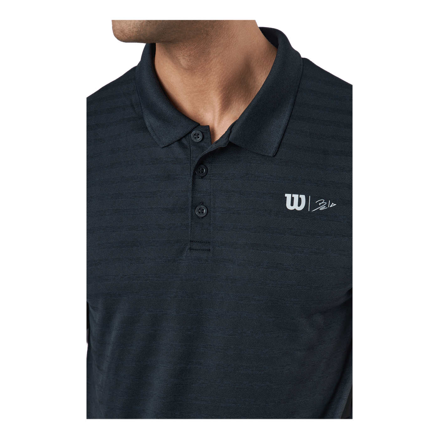 Bela Stripe Polo Ii Black