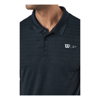 Bela Stripe Polo Ii Black