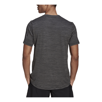 Aeroready Ht El T-shirt Tall Black Melange