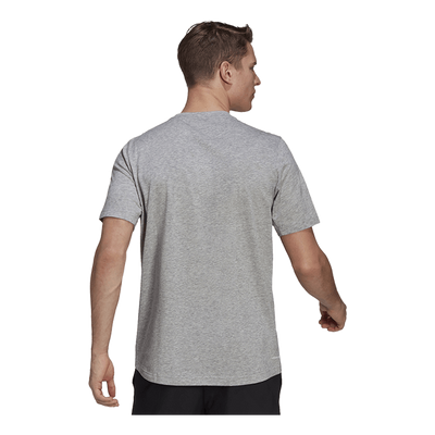 Aeroready Fr T-shirt Tall Medium Grey Heather / White