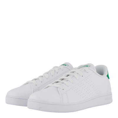 Advantage Lifestyle Court Lace Shoes Cloud White / Green / Core Black