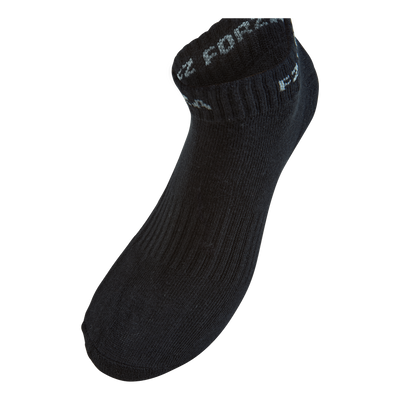 Comfort Sock Short 3 Pack Black