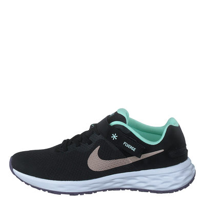 Nike Revolution 6 Flyease Black/mint Foam/canyon Purple/