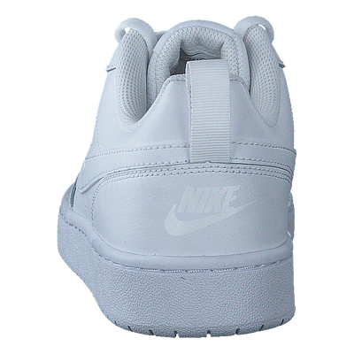 Court Borough Low 2 Big Kids' Shoes WHITE/WHITE-WHITE