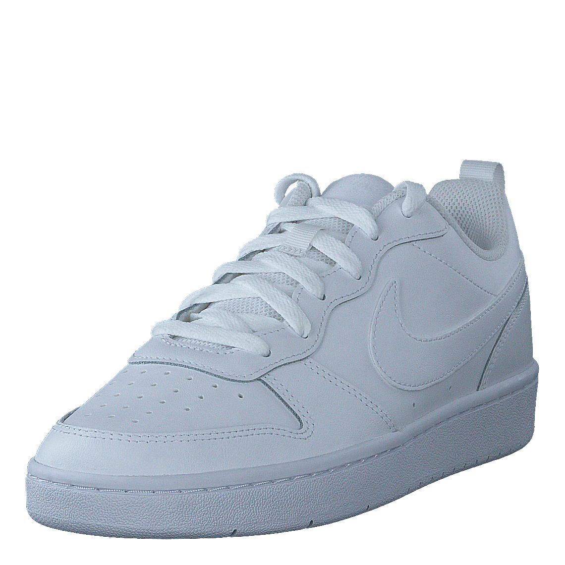 Court Borough Low 2 Big Kids' Shoes WHITE/WHITE-WHITE