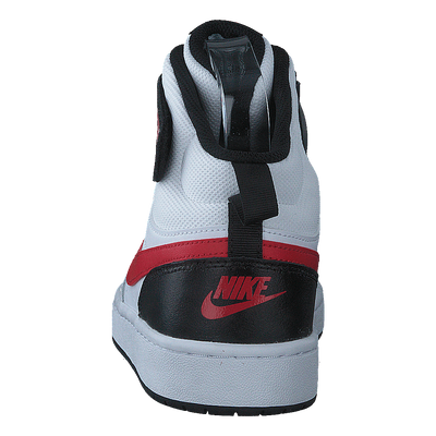 Court Borough Mid 2 Big Kids' Shoes WHITE/UNIVERSITY RED-BLACK