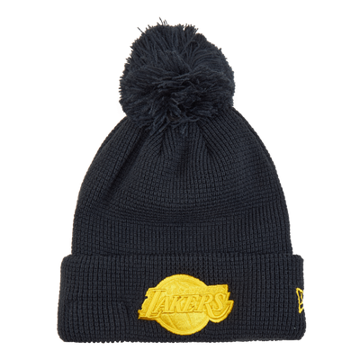 Lakers Team Pop Bobble Beanie