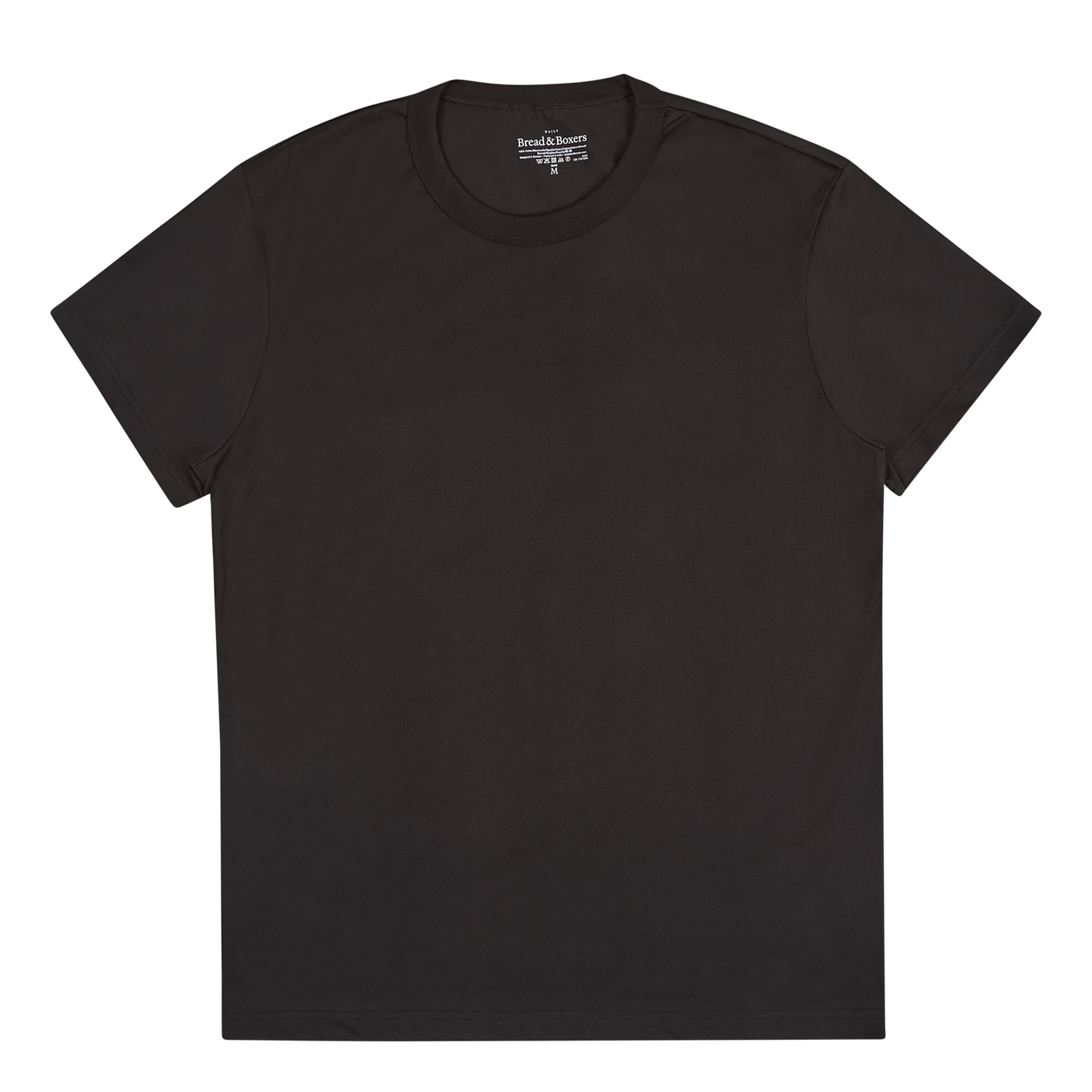 Crew-Neck pima Black