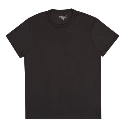 Crew-Neck pima Black