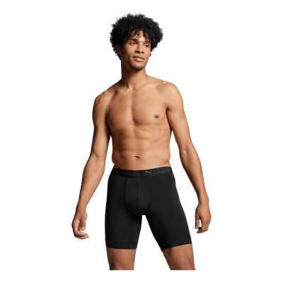 Sport Microfiber Long Boxer 2p Black