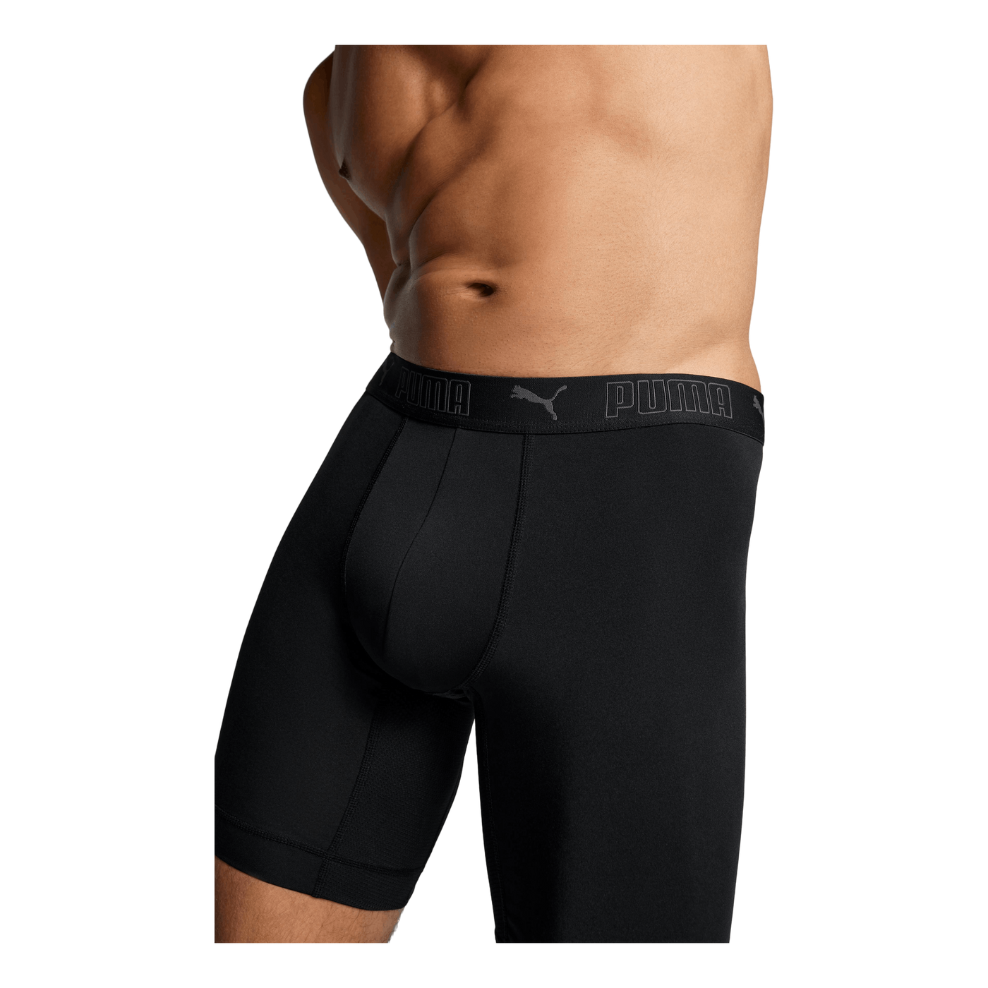 Sport Microfiber Long Boxer 2p Black