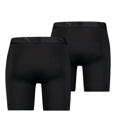 Sport Microfiber Long Boxer 2p Black