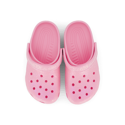 Classic Glitter Clog K Flamingo