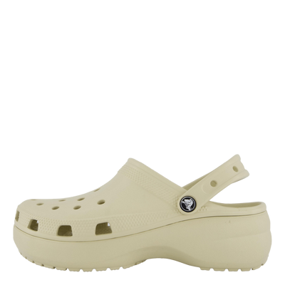 Classic Platform Clog W Bone