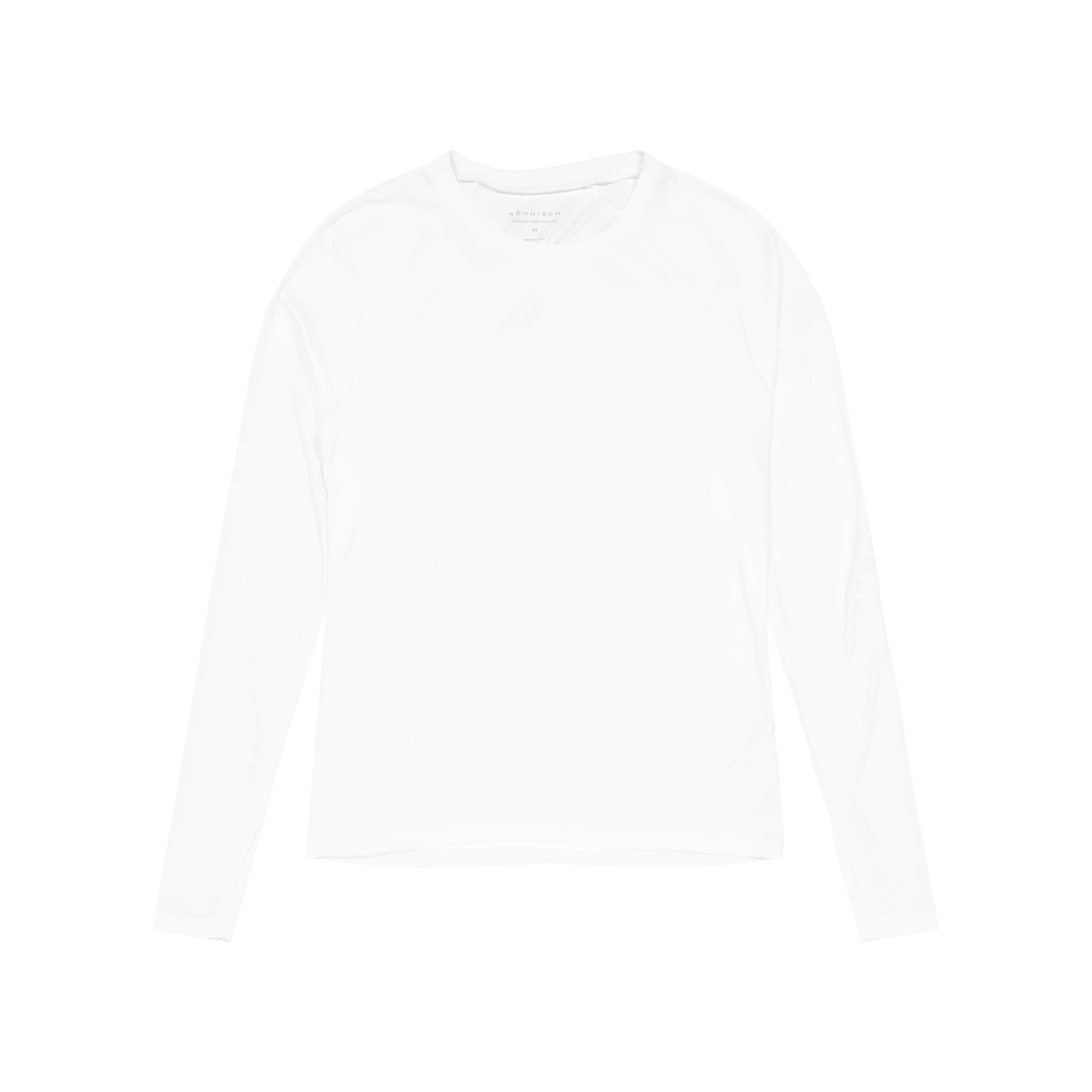 Active Logo Long Sleeve White