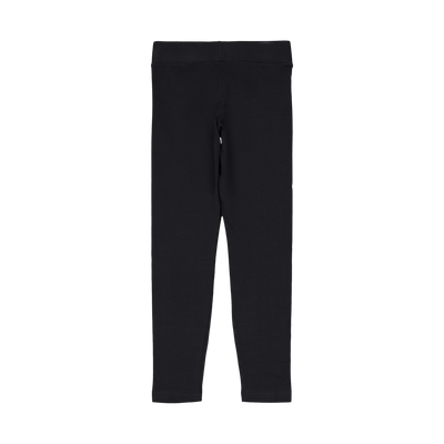 Essentials Linear Logo Cotton Leggings Black