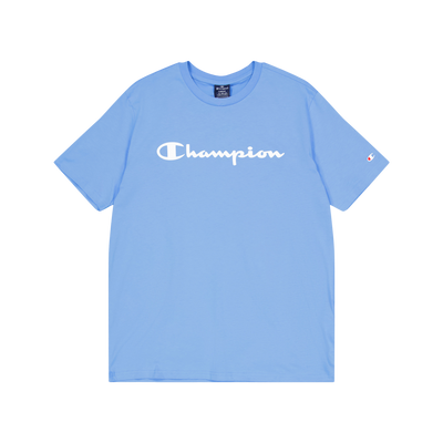 Crewneck T-shirt Azure Blue