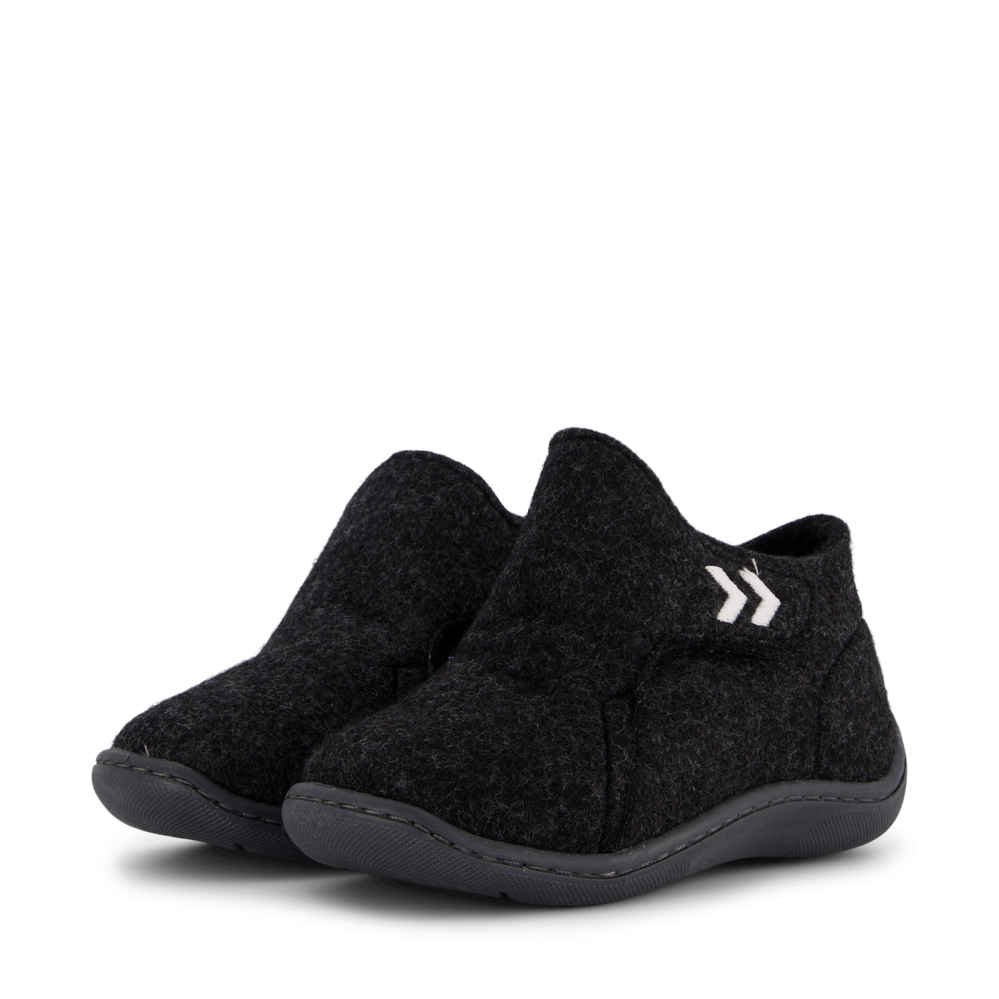 Wool Slipper Infant Black