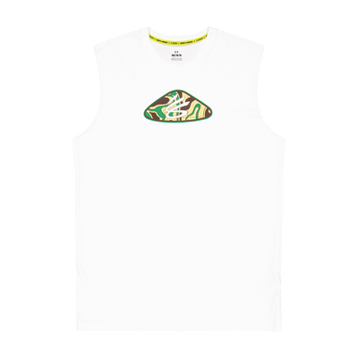 Curry Slvs Tee White