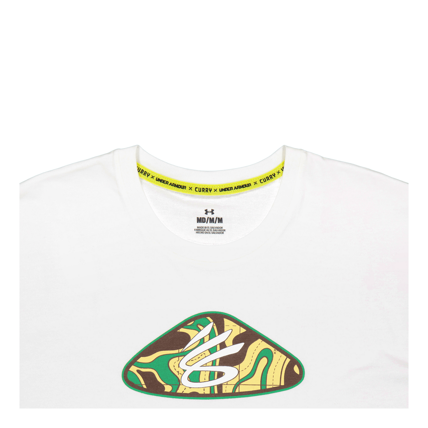 Curry Slvs Tee White