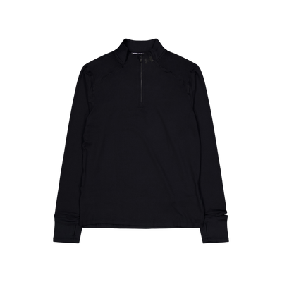 Qualifier Run 1/4 Zip Black