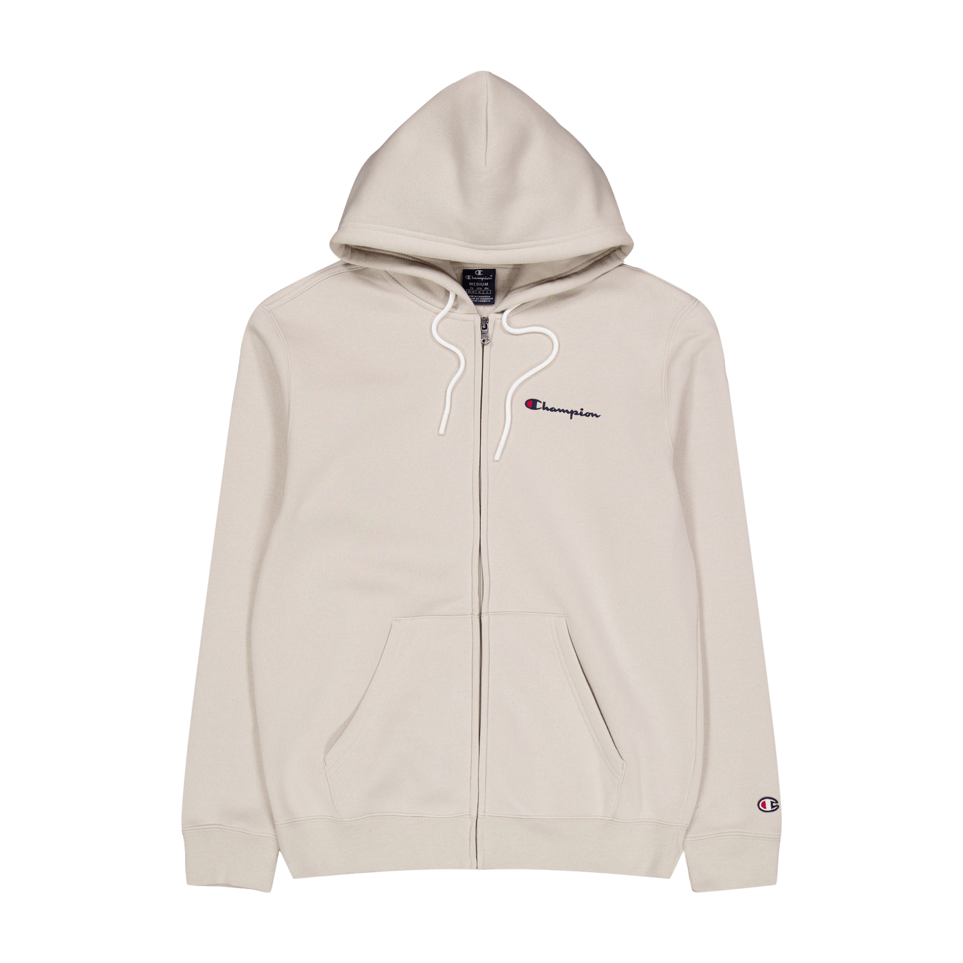 Hooded Full Zip Sweatshirt Silver Lining