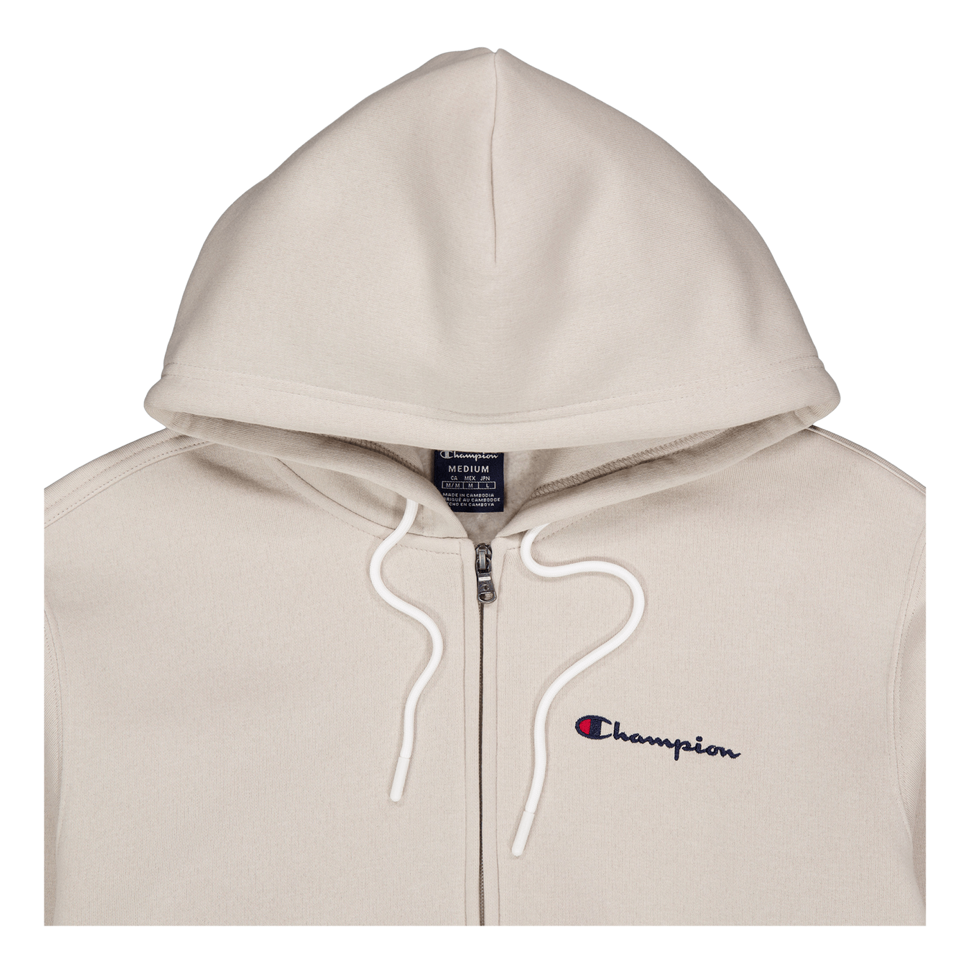 Hooded Full Zip Sweatshirt Silver Lining