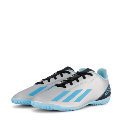 X Crazyfast Messi.4 Indoor Boots Silver Met.