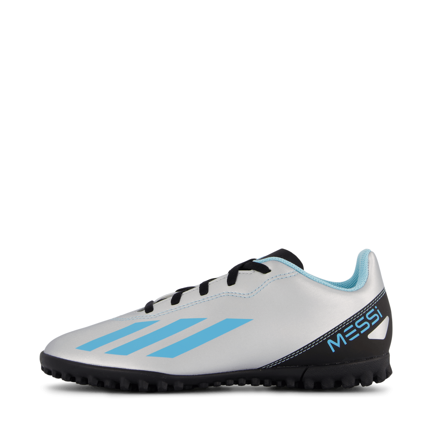 X Crazyfast Messi.4 Turf Boots Silver Met.