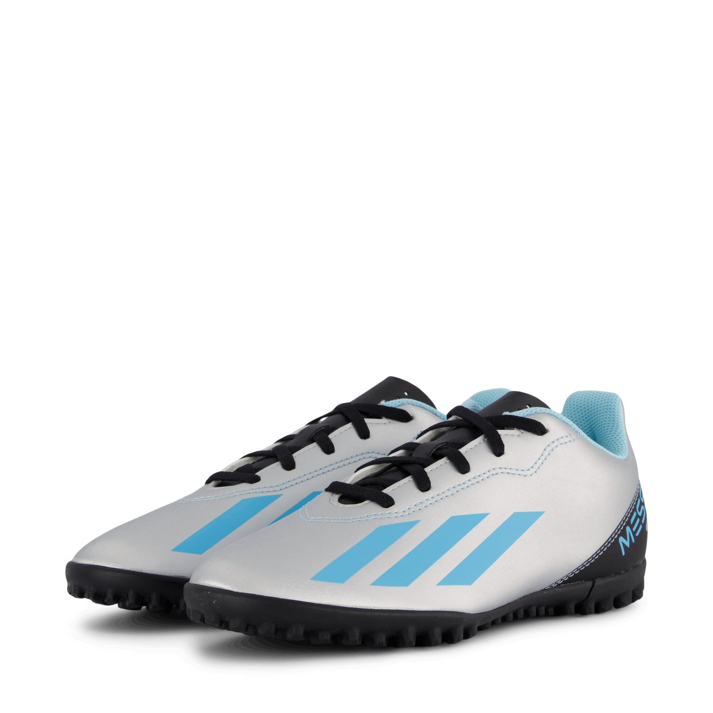 X Crazyfast Messi.4 Turf Boots Silver Met.