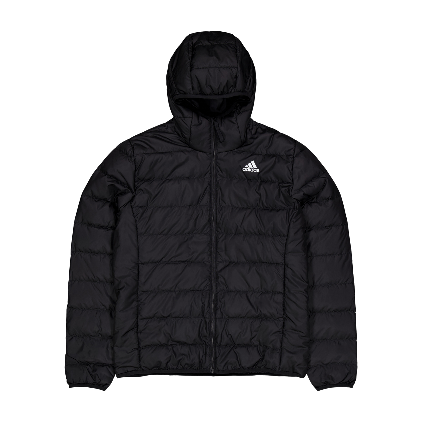 Essentials Light Down Hooded Jacket Black