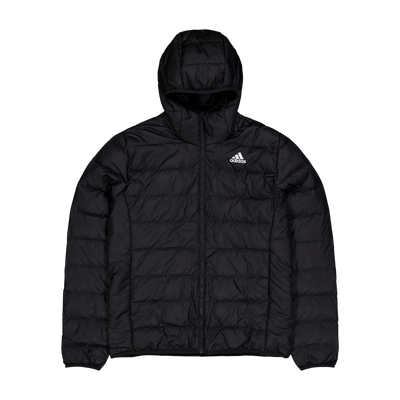 Essentials Light Down Hooded Jacket Black